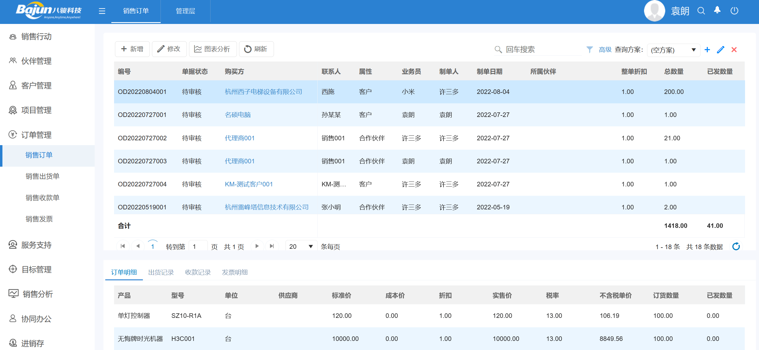 訂單管理系統(tǒng)CRM